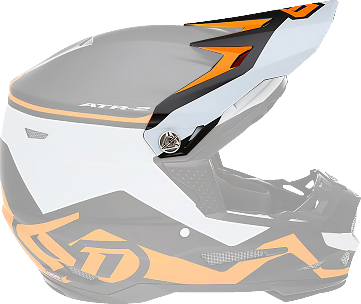 6D ATR-2Y Visor - Drive - Neon Orange