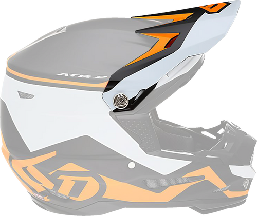 6D ATR-2Y Visor - Drive - Neon Orange