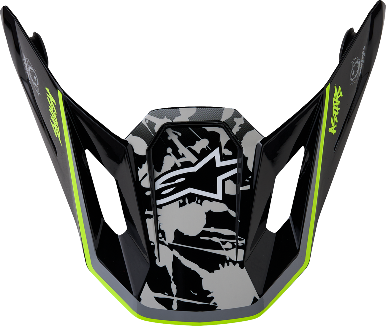 ALPINESTARS SM7 Visor - Blaster - ECE 22.06 - Black/Gray/White