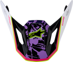 ALPINESTARS SM7 Visor - Blaster - ECE 22.06 - Purple/Pink/White