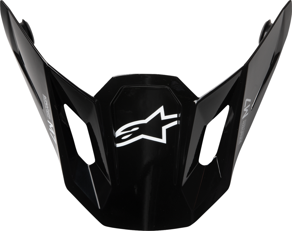ALPINESTARS SM7 Visor - Solid - ECE 22.06 - Gloss Black