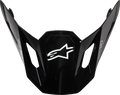 ALPINESTARS SM7 Visor - Solid - ECE 22.06 - Gloss Black