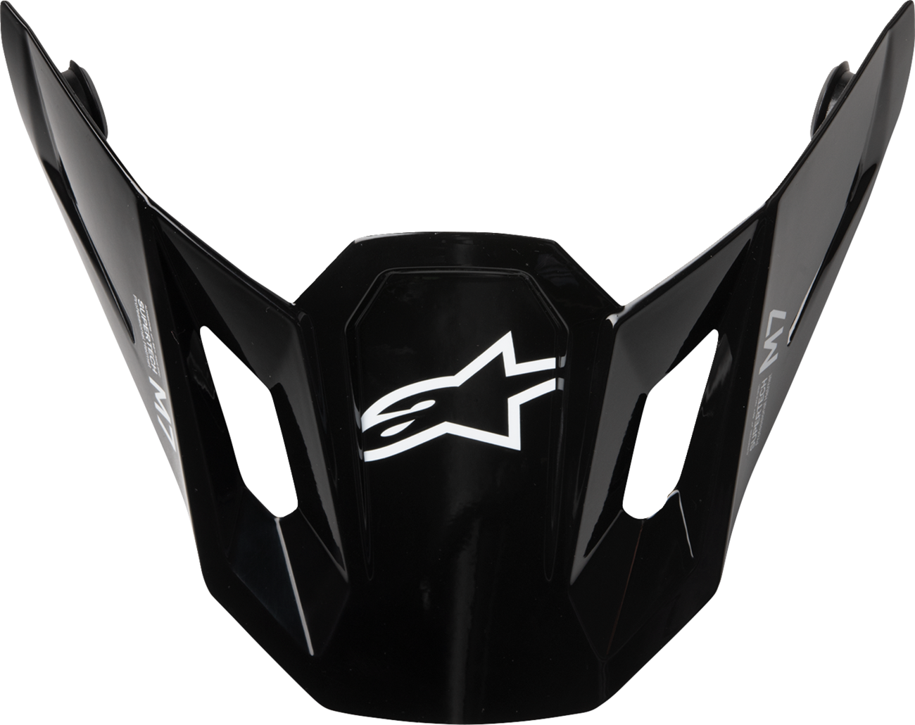 ALPINESTARS SM7 Visor - Solid - ECE 22.06 - Gloss Black