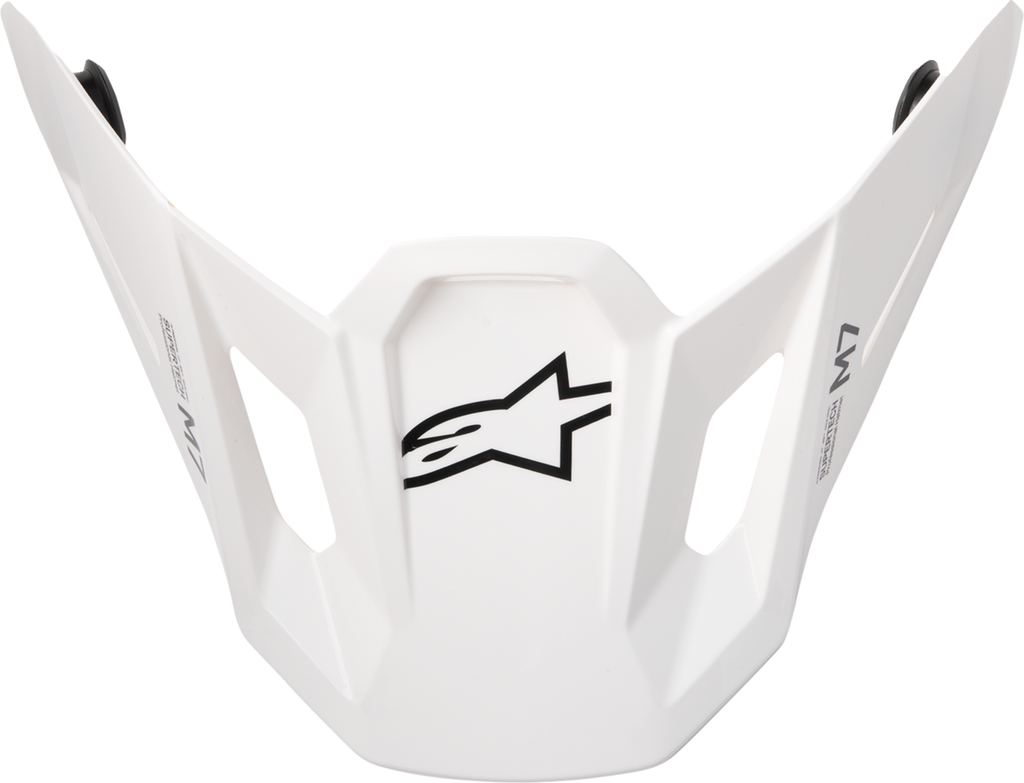 ALPINESTARS SM7 Visor - Solid - ECE 22.06 - Gloss White
