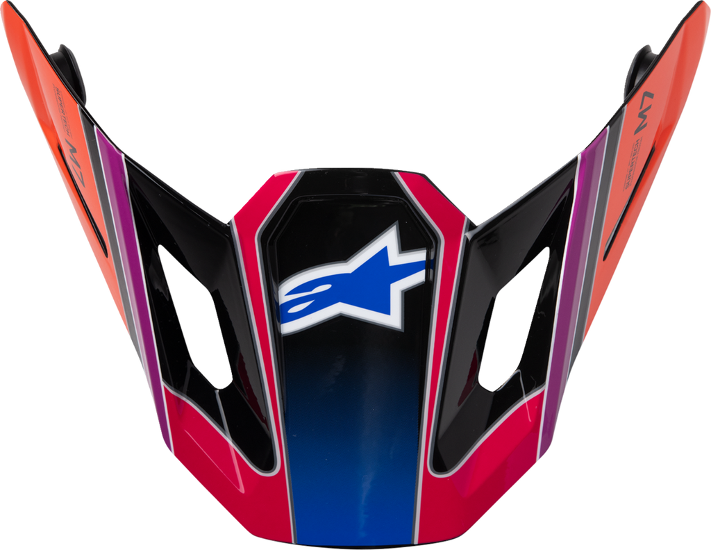 ALPINESTARS SM7 Visor - Fuse - ECE 22.06 - Blue/Purple/Pink