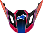 ALPINESTARS SM7 Visor - Fuse - ECE 22.06 - Blue/Purple/Pink