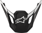 ALPINESTARS SM7 Visor - Dasher - ECE 22.06 - Black/Matte White