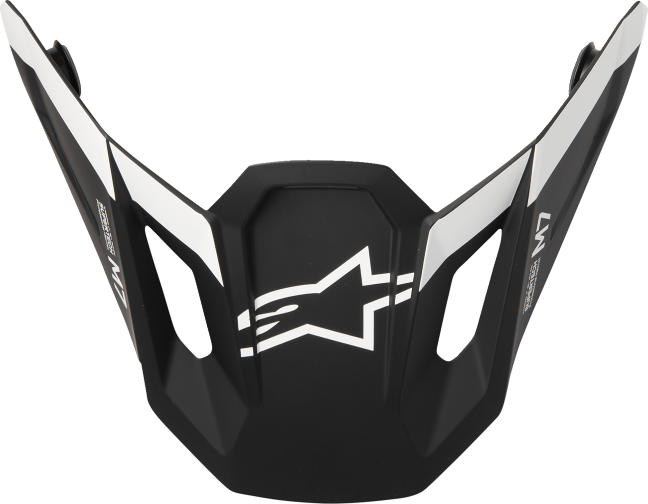 ALPINESTARS SM7 Visor - Dasher - ECE 22.06 - Black/Matte White