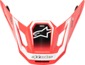 ALPINESTARS SM7 Visor - Deed - ECE 22.06 - Red/Black/White