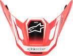 ALPINESTARS SM7 Visor - Deed - ECE 22.06 - Red/Black/White