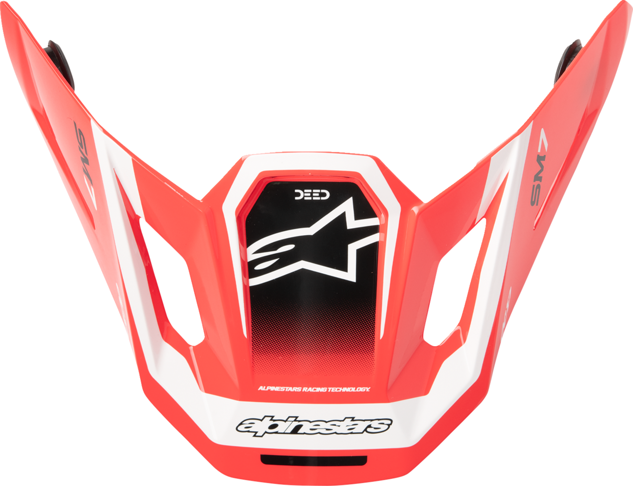 ALPINESTARS SM7 Visor - Deed - ECE 22.06 - Red/Black/White