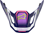 ALPINESTARS SM7 Visor - Deed - ECE 22.06 - Purple/Pink