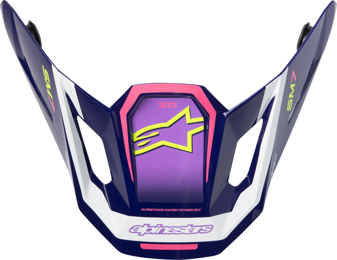 ALPINESTARS SM7 Visor - Deed - ECE 22.06 - Purple/Pink