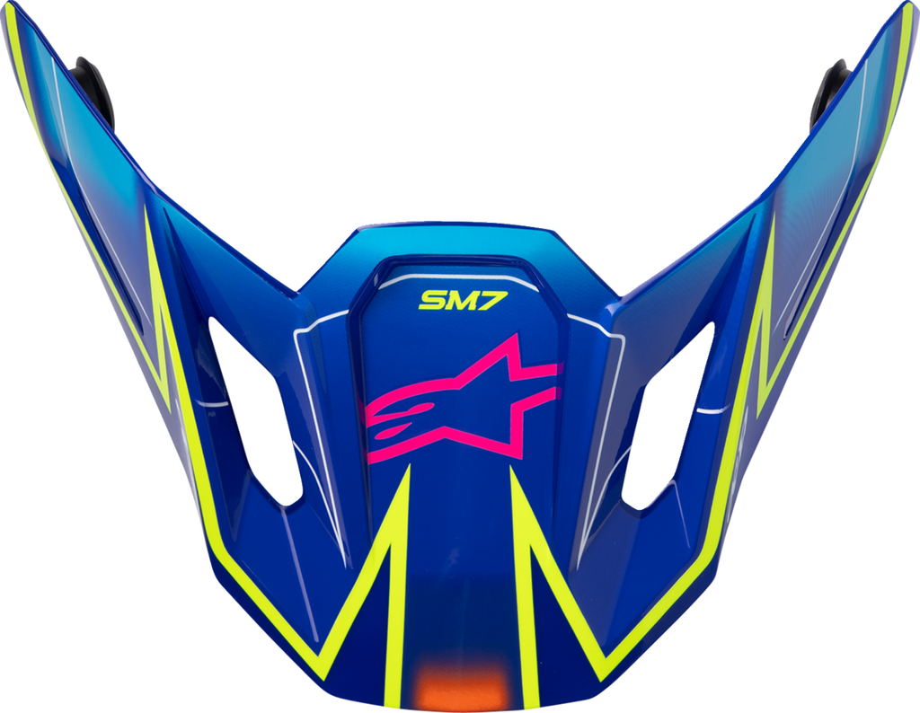 ALPINESTARS SM7 Visor - Solid - ECE 22.06 - Gloss Black