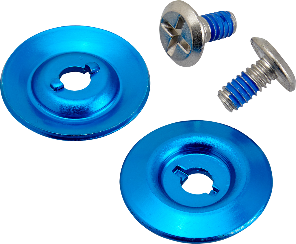 Biltwell Hardware Kt GEN2 - Stainless Steel/Blue