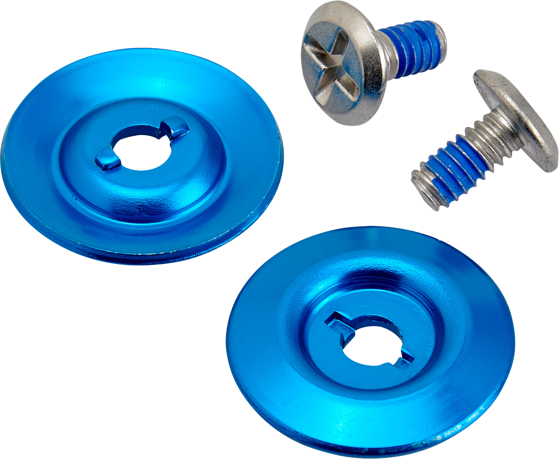 Biltwell Hardware Kt GEN2 - Stainless Steel/Blue