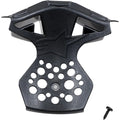Supertech M8/M10 Chin Vent Frame - Gloss Black - XS/S