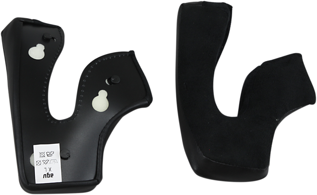 X3000 Cheek Pads - Black - Large (1)