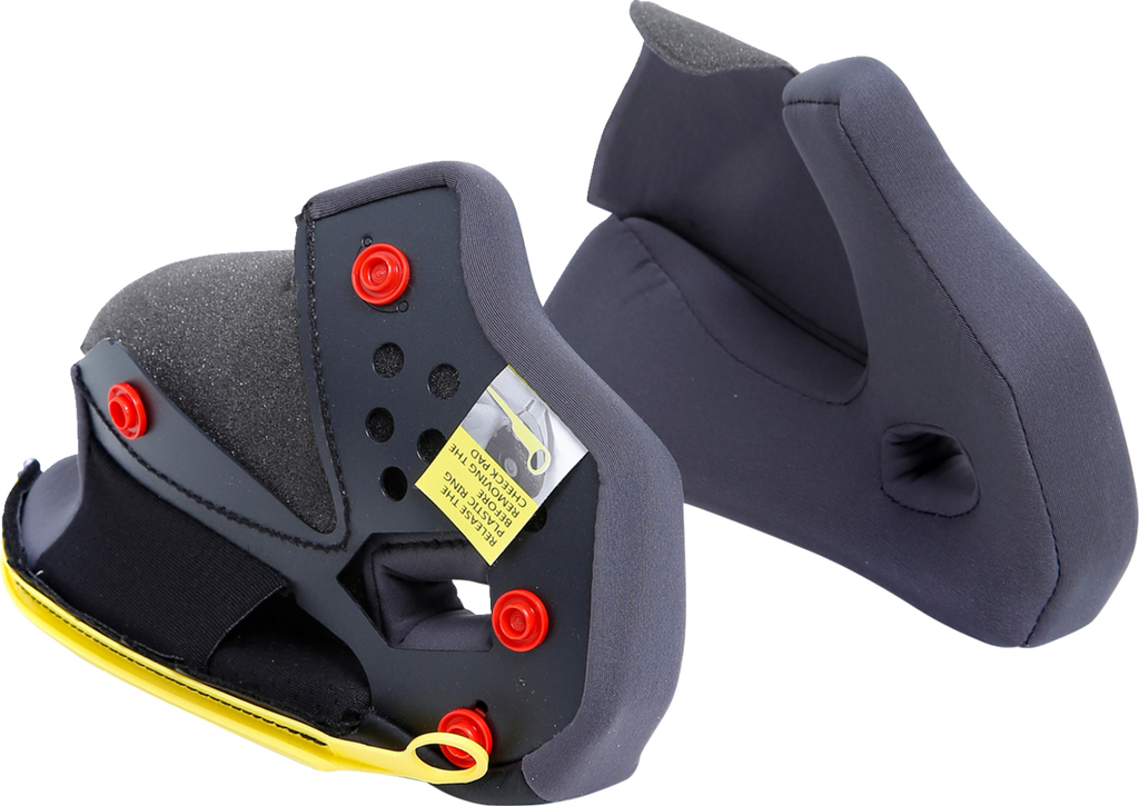 AGV Tourmodular Cheek Pads - Gray/Black