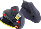 AGV Tourmodular Cheek Pads - Gray/Black