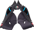Pista GP RR Cheek Pads - Gray/Cyan - XL (1)