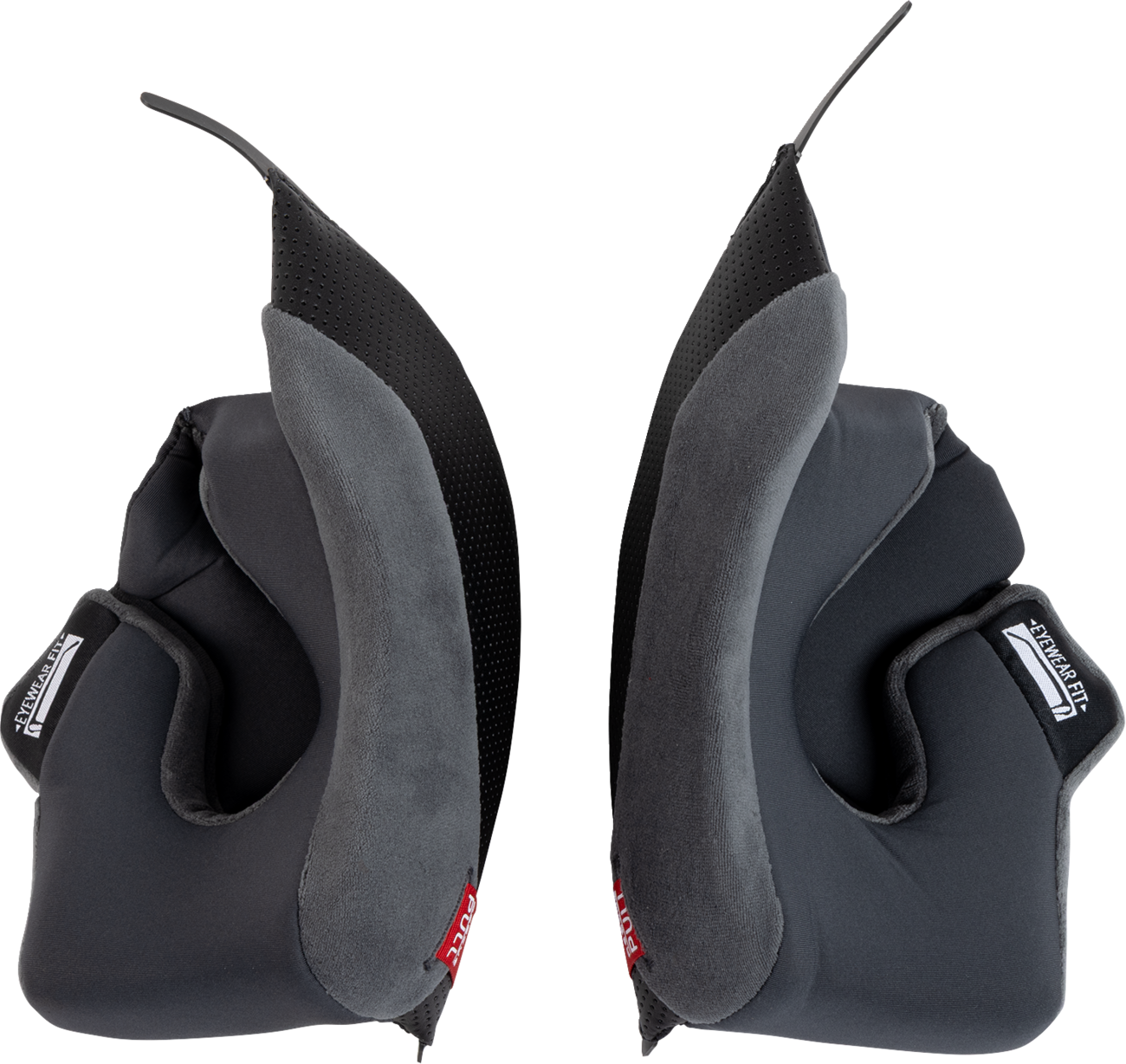 K7 Cheek Pads - Gray/Black - 10 mm (1)