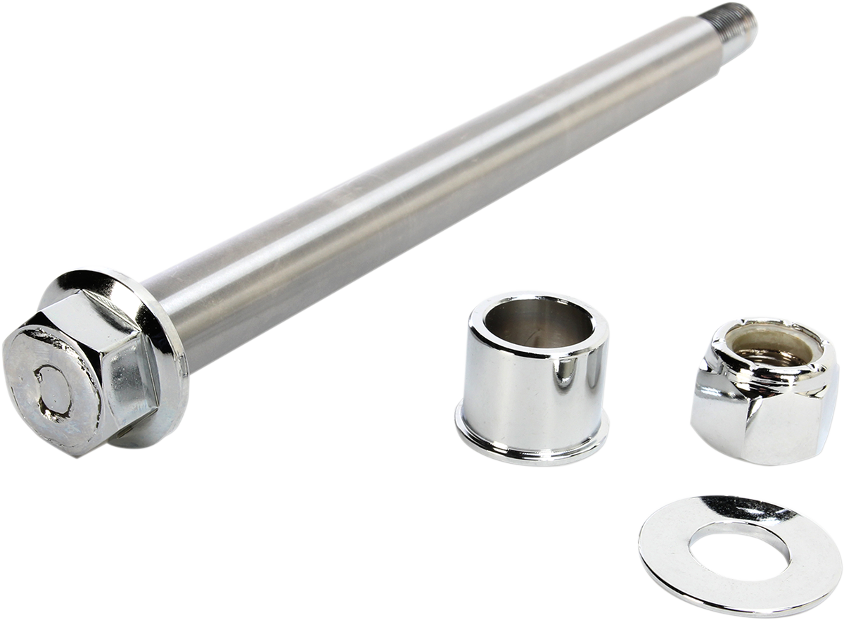 Drag Specialties Axle Front Chr 00-06 Fxsts