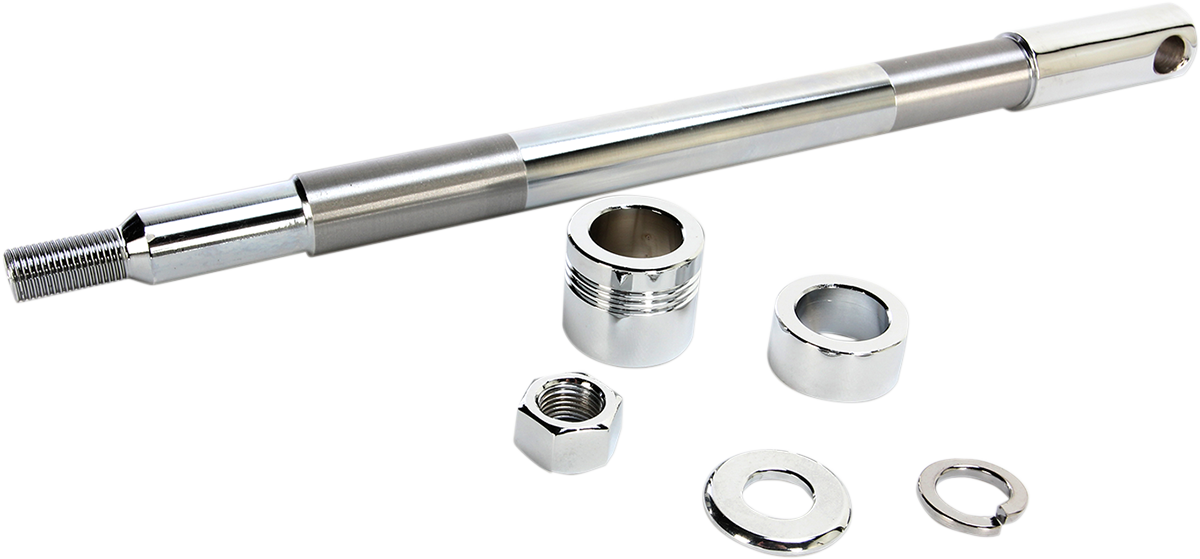 Drag Specialties Axle Front Chr 00-06 Flstf
