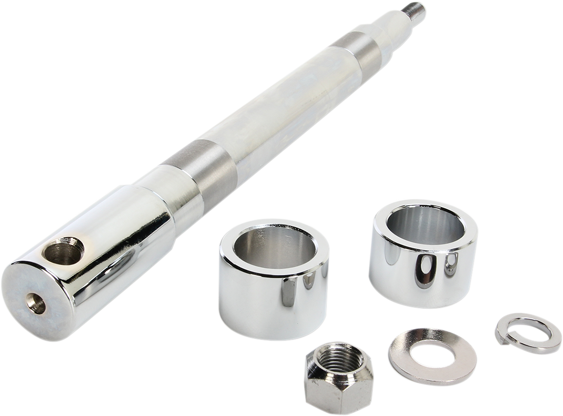 Drag Specialties Axle Front Chr 00-07 Flt