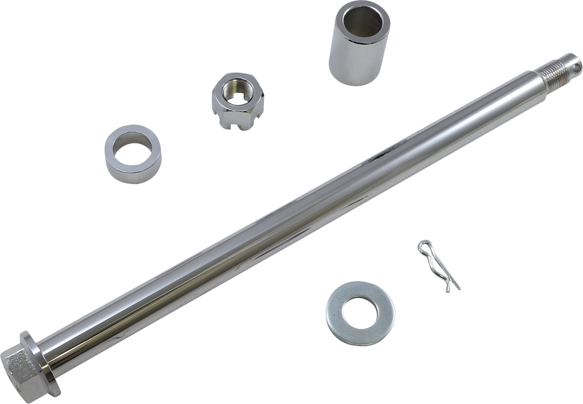 Drag Specialties Axle Rear 00-01 Flt - Chrome