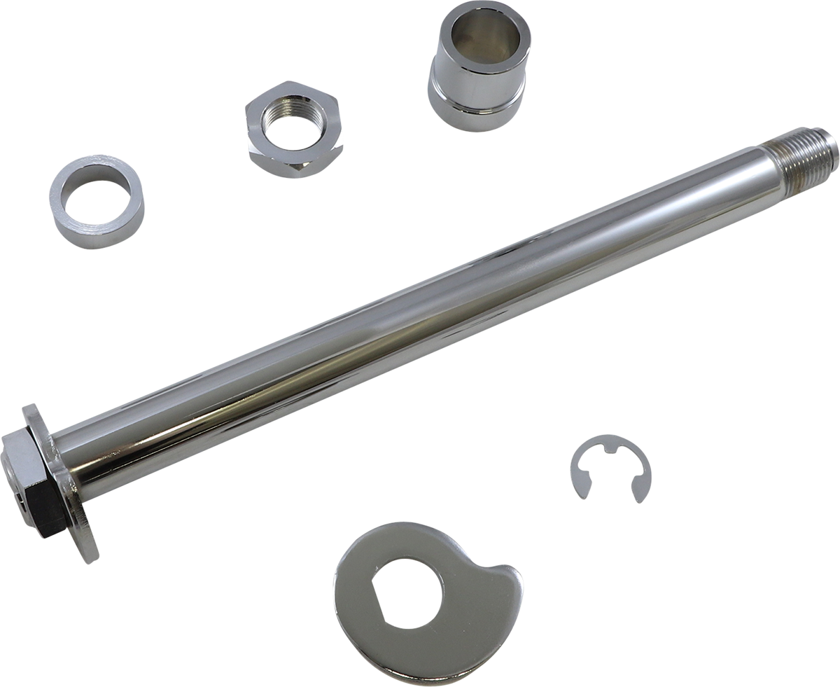 Drag Specialties Axle Rear 02-07 Flt - Chrome