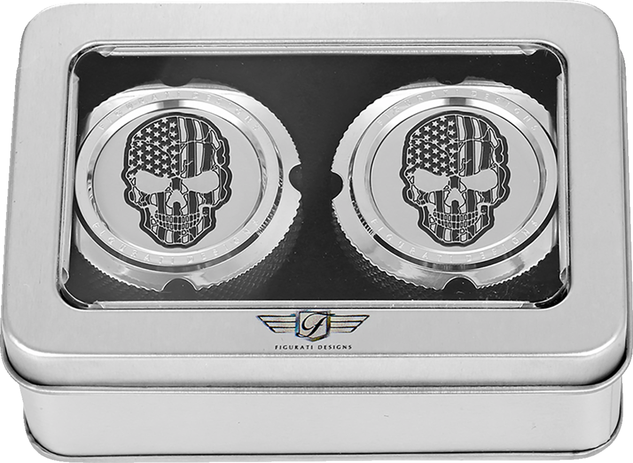 Figurati Designs Cover Axle Front Sk Cc - Stainless Steel