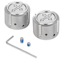 Figurati Designs Cover Axle Front Cross - Stainless Steel