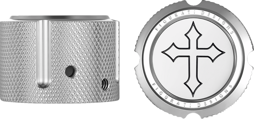 Figurati Designs Cover Axle Front Cross - Stainless Steel