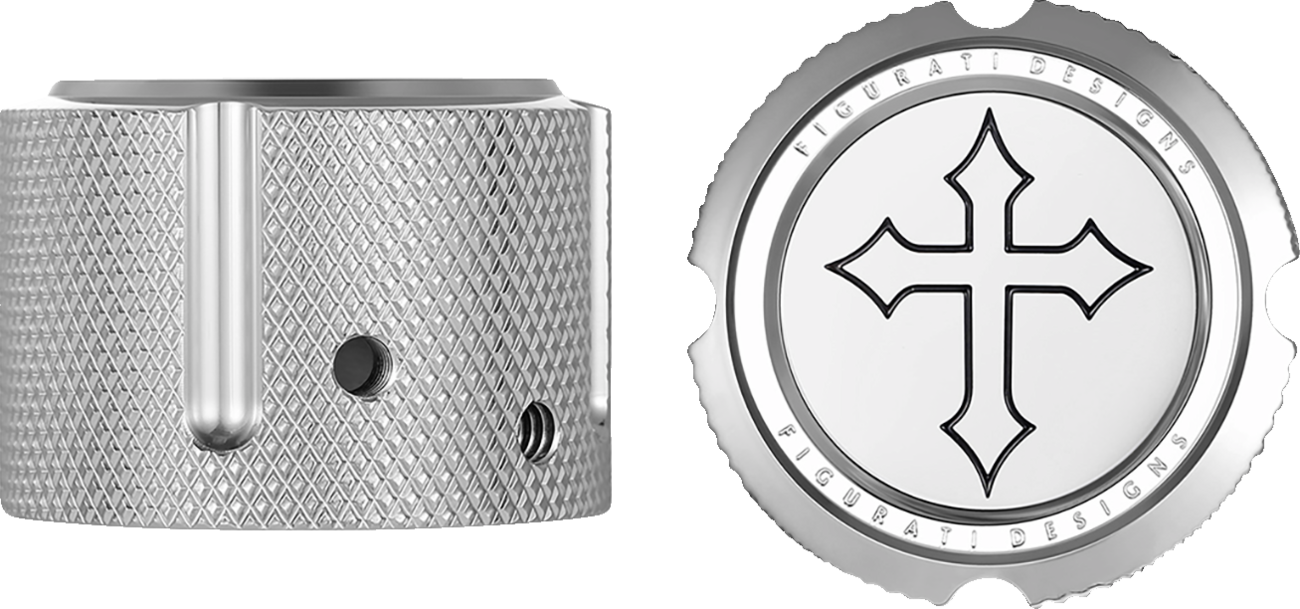 Figurati Designs Cover Axle Front Cross - Stainless Steel