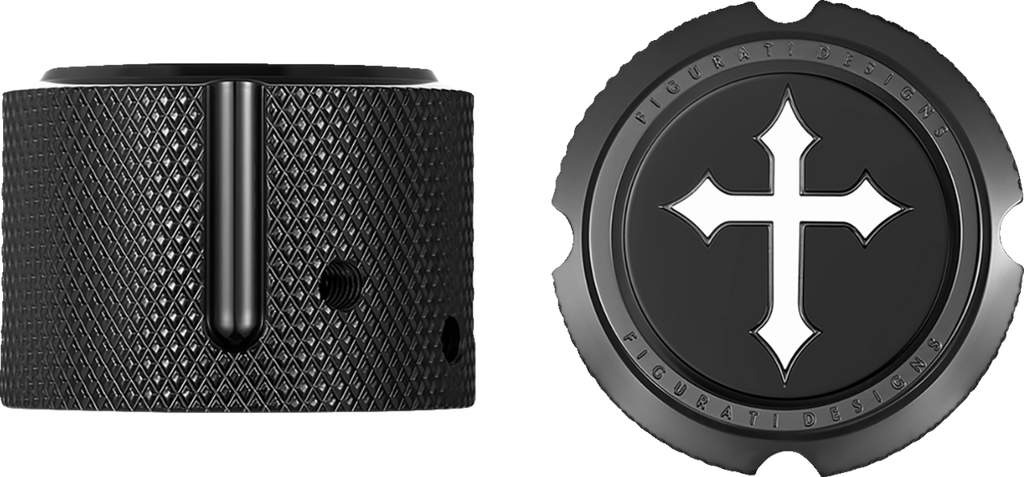 Figurati Designs Cover Axle Front Cross - Black
