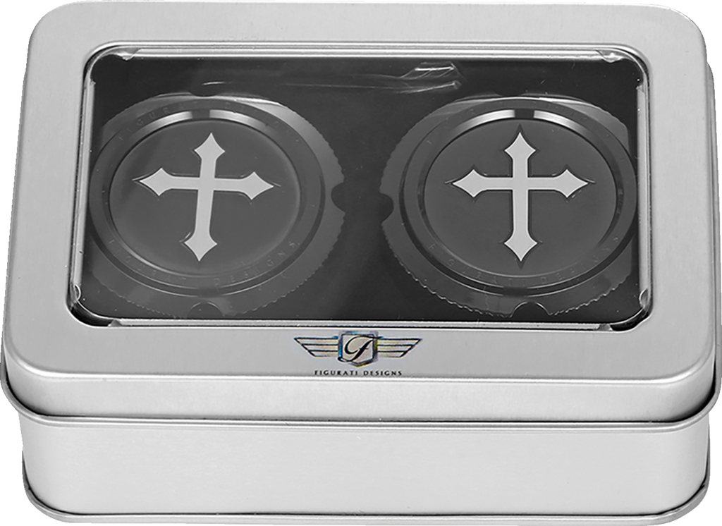 Figurati Designs Cover Axle Front Cross - Black