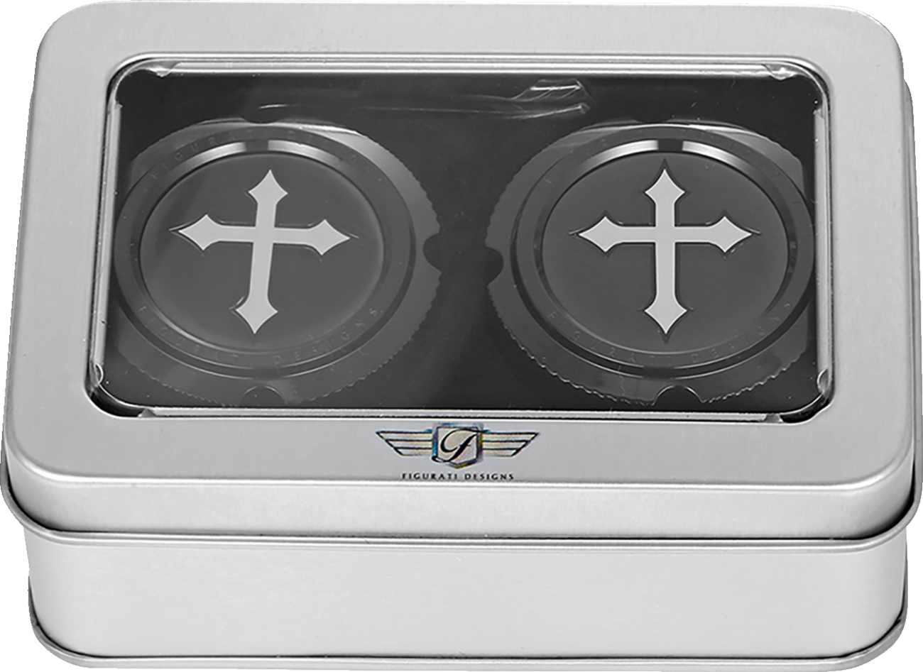 Figurati Designs Cover Axle Front Cross - Black