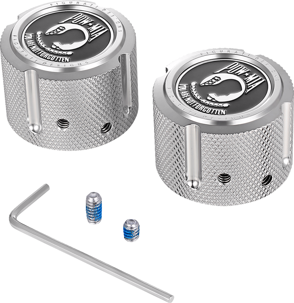 Figurati Designs Cover Axle Front Pow Mia - Stainless Steel