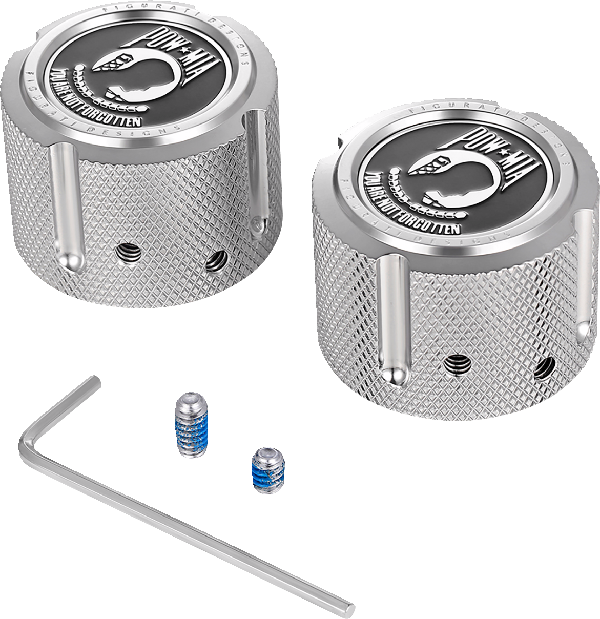 Figurati Designs Cover Axle Front Pow Mia - Stainless Steel