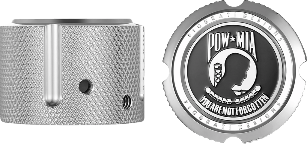 Figurati Designs Cover Axle Front Pow Mia - Stainless Steel