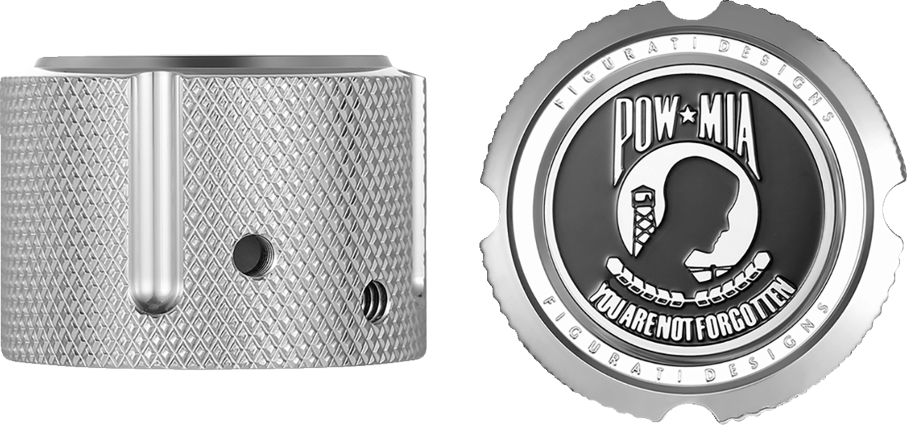 Figurati Designs Cover Axle Front Pow Mia - Stainless Steel