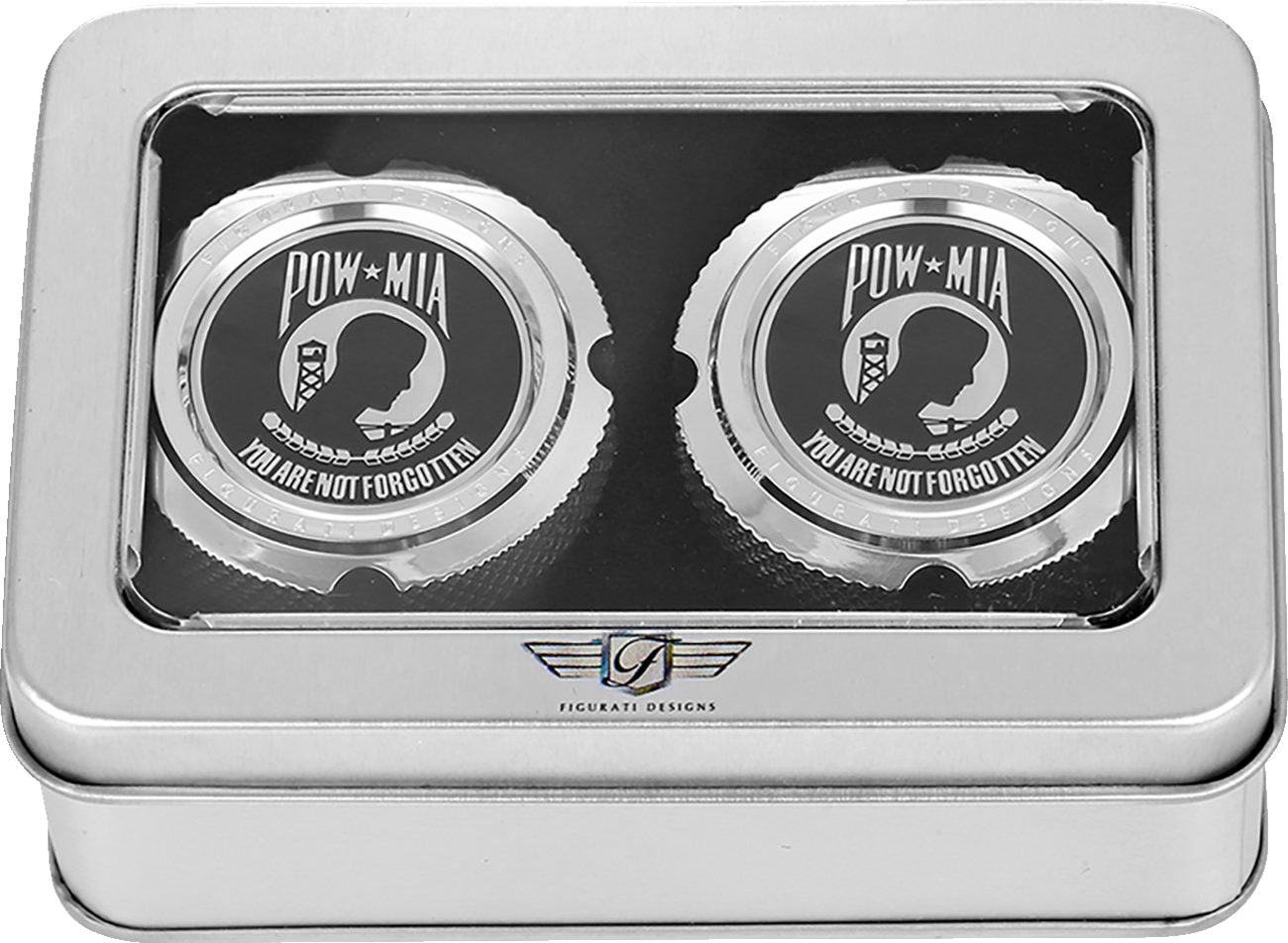 Figurati Designs Cover Axle Front Pow Mia - Stainless Steel
