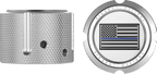Figurati Designs Cover Axle Front Am - Blue Stainless Steel