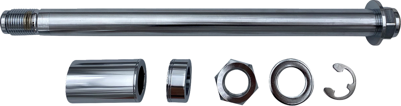 Drag Specialties Axle Kit Chrome 18-23 Flde/hc/sb/sl Fxlr/bb/fb