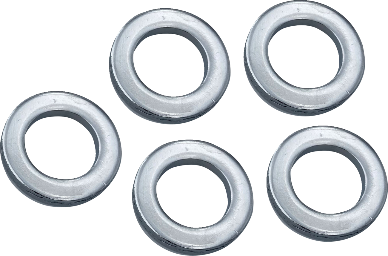 Drag Specialties Washers Axle Nut Chr 5PK 10600051