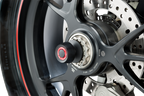 PUIG HI-TECH PARTS Axle Sliders - Rear - Black - Pair - Ducati