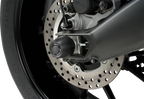 PUIG HI-TECH PARTS Axle Sliders - Rear - Black - Pair - Yamaha