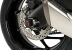 PUIG HI-TECH PARTS Axle Sliders - Rear - Black - Pair - Suzuki