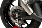 PUIG HI-TECH PARTS Axle Sliders - Rear - Black - Pair - Ducati Monster